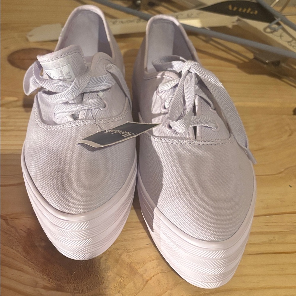 Keds Women's Lilac Lace-Up Sneakers